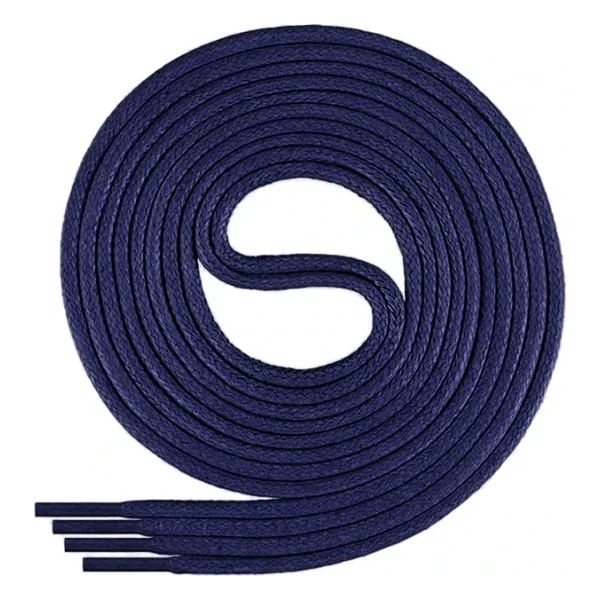 100 Cm 4 MM Lacivert Yuvarlak 1 Çift Ayakkabı Bağcığı