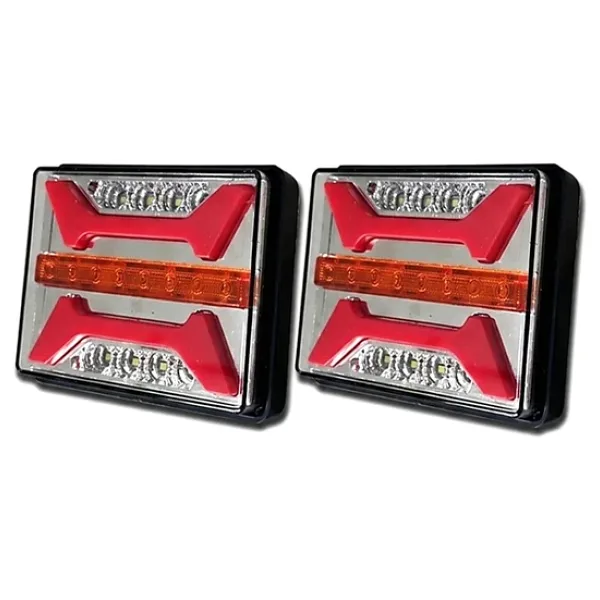 2 Adet Fonksiyonel Neon Led Stop/Sinyal lambası Kamyon-Römork-Karavan 12-24 Volt