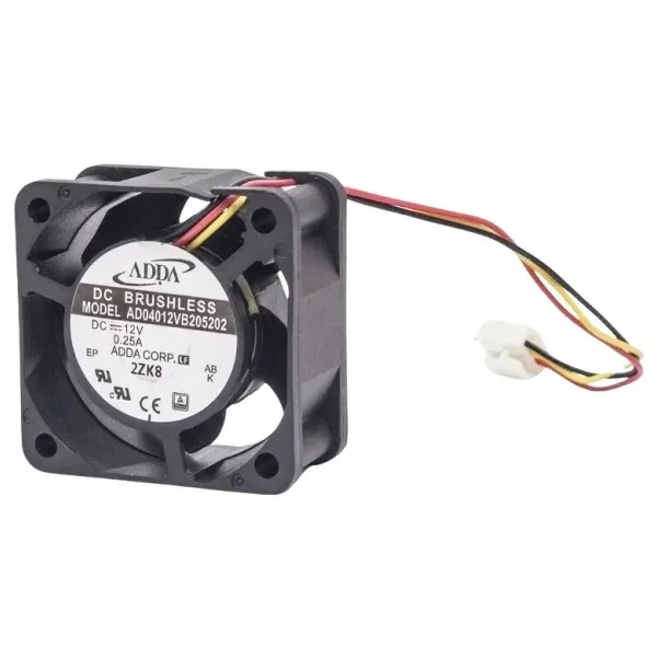 40x40x20mm 12V 0.25A Fan 3 Kablolu