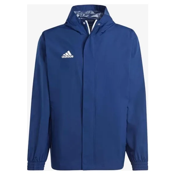 Adidas Entrada 22 All Weather IK4011 Kapüşonlu Lacivert Erkek Yağmurluk