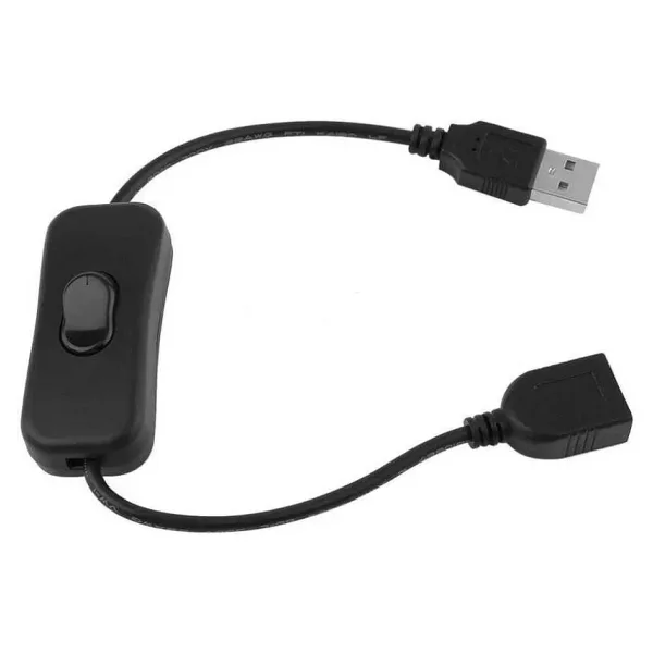 Anahtarlı USB Uzatma Kablosu (Dişi-Erkek) - 30cm