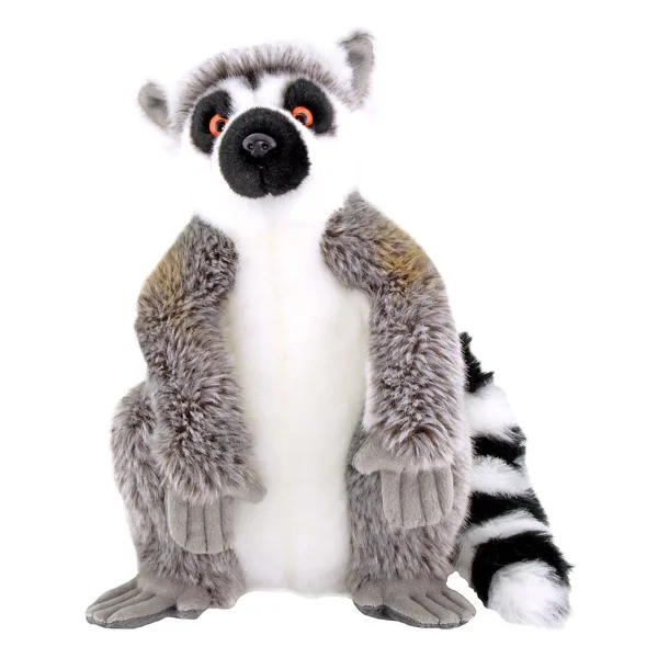 Animals Of The World Oturan Lemur 28 cm Peluş Oyuncak