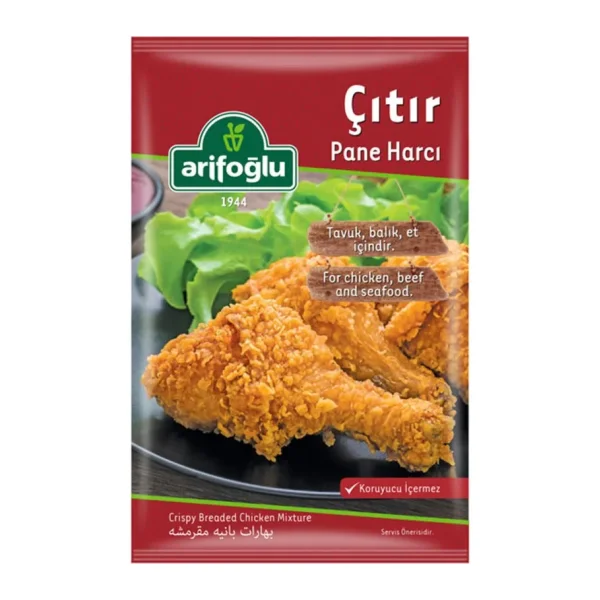 Arifoğlu Çıtır Pane Harcı 100 gr Tavuk ve Balık için Zengin Aroma ve Kıtır Doku
