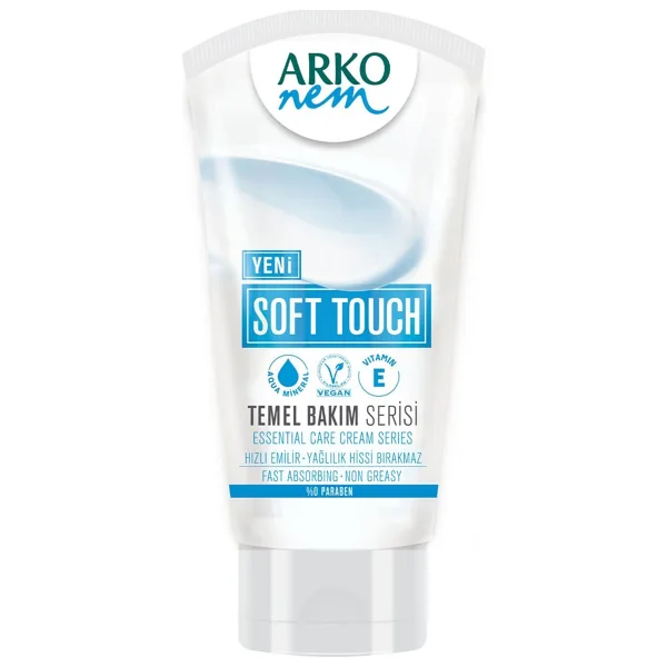 Arko Temel Bakım Soft Touch Tüp El Kremi 60 ml