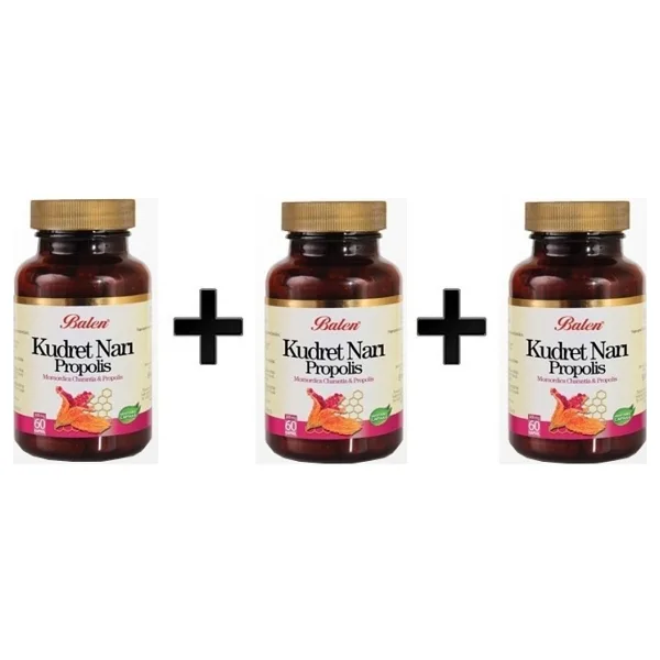 Balen Kudret Narı Propolis,kapsül 300 Mg 60 Kapsül - 3 Adet