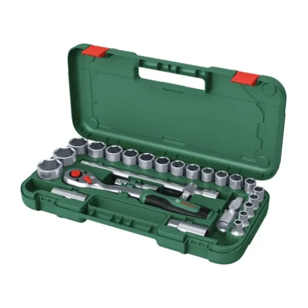 Bosch 1600A02Z9F 1/2'' Cırcırlı 25 Parça Lokma Takımı