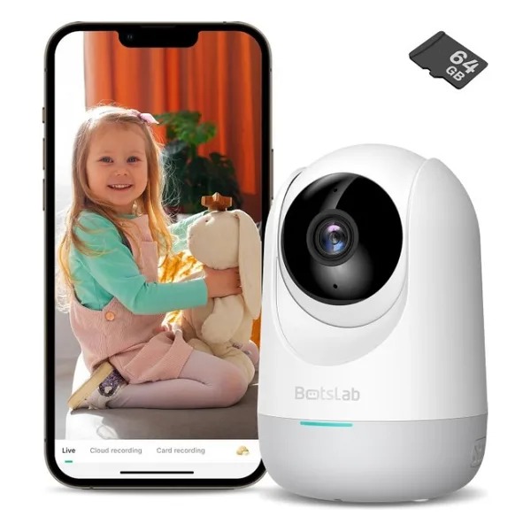 Botslab C211 2k Pro Wifi 360° Akıllı Güvenlik Kamerası Iç Mekan Ip Kamera Bebek Monitörü Ev