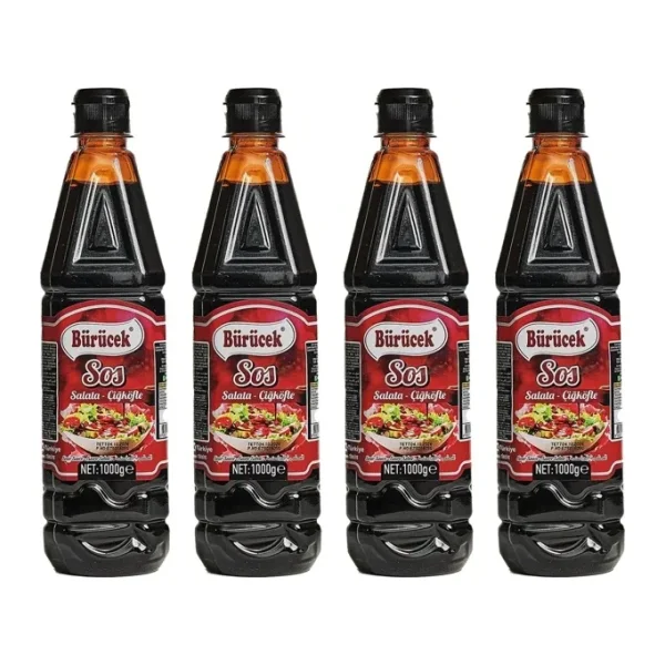 Bürücek Salata Ve Çiğ Köfte Sosu 1000 Ml 4 Lü