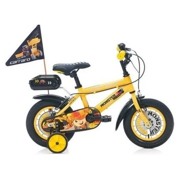 Carraro Monster Sarı-Siyah 16 Jant Erkek Çocuk Bisikleti