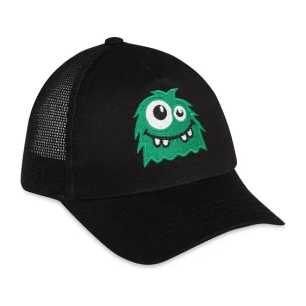 Civil Baby Monster Bebek Erkek Kep Şapka - Siyah
