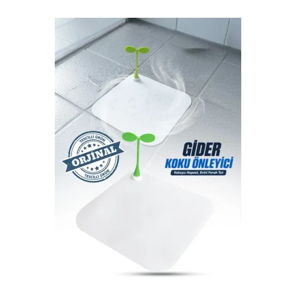 Dekoratif Lavabo Gider Kapatıcı Banyo Küvet Gider Kapatma Banyonuza Estetik Fonksiyonel Beyaz Renk