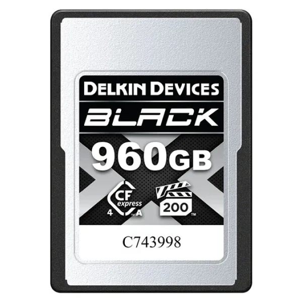 Delkin Devices Black CFexpress 4.0 Type-A 8K 960 GB Hafıza Kartı