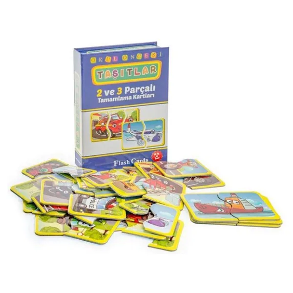 Diytoy Taşıtlar 2 ve 3 Parçalı Tamamlama Kartları 18 Ay+