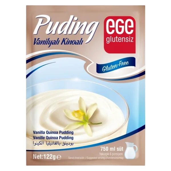Ege Glutensiz Vanilyalı Kinoalı 122 gr Puding