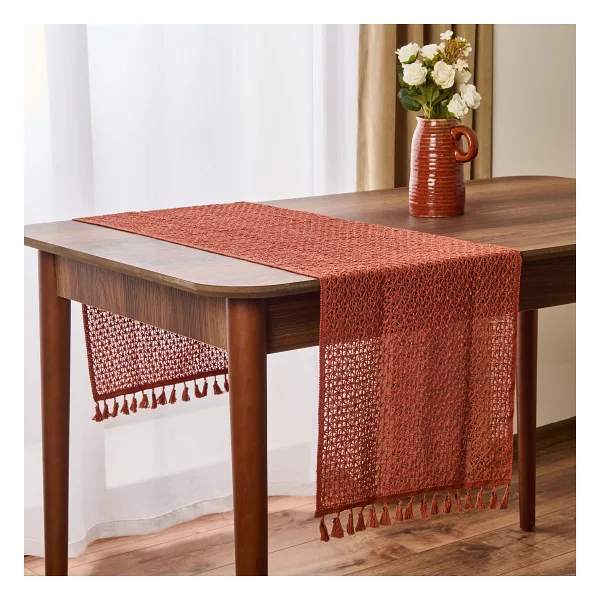 Evidea Soft Santa Runner - Kiremit - 35x145 cm