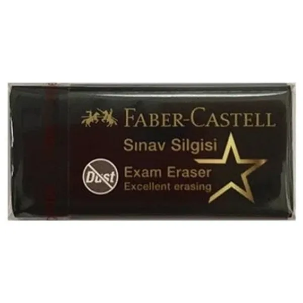 Faber-Castell Sınav Silgisi Black Edition 5130 187241 (24 Lü Paket)