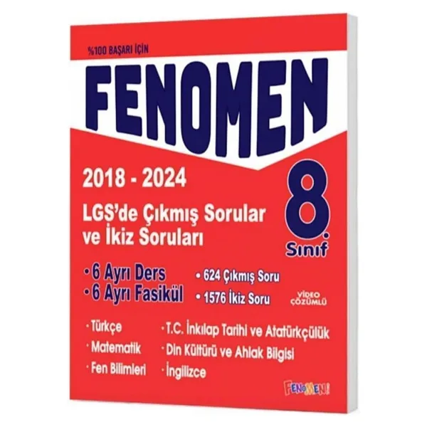 Fenomen Okul Yayınları LGS Çıkmış Sorular ve İkiz Sorular Seti
