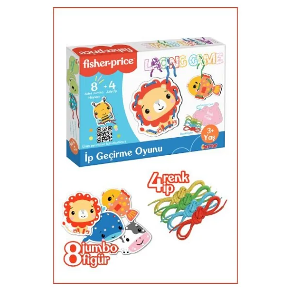 Fisher-Price Fisher Price İp Geçirme Oyunu Lacing Game