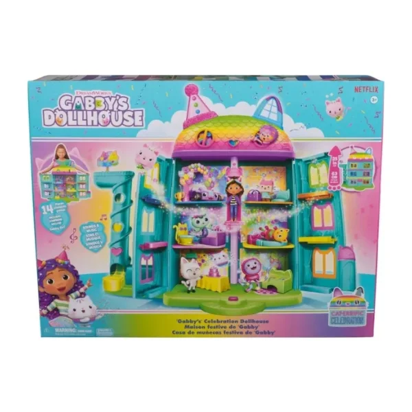 Gabby's Dollhouse 15 Parça Müzikli Kutlama Evi 6070742