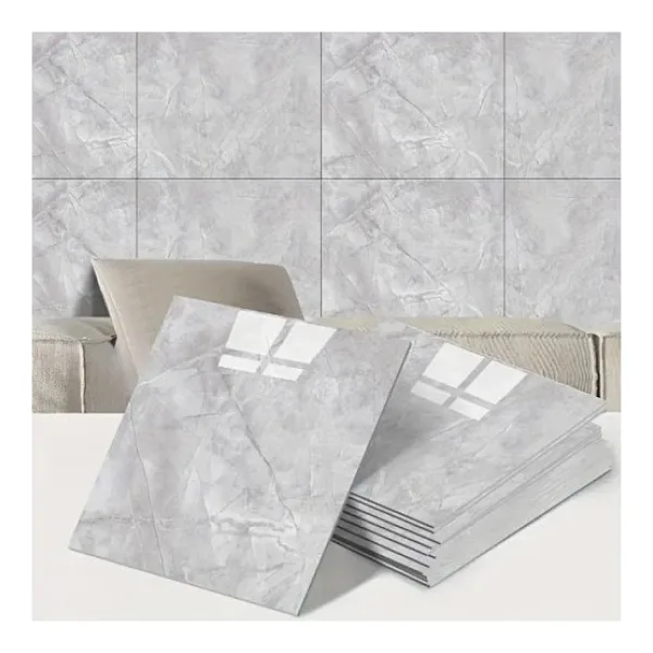 Gri Mermer Desen Duvar Sticker (30X30)