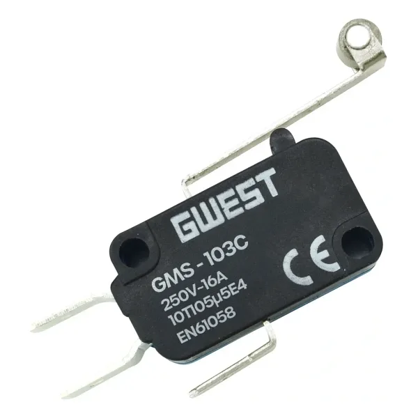 Gwest GMS-103C Uzun Kollu Metal Makaralı Mikro Switch 10A