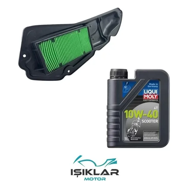 Honda Pcx 125 14-17 Liqui Moly Yağ Ve Hava Filtre Bakım Seti Bs0033
