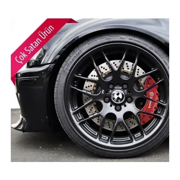 Hyundai Kona Uyumlu Brembo Kırmızı Kaliper Kapağı 4 Parça Ön Arka Set