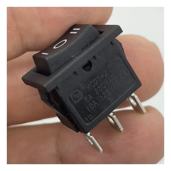 IC-123A Mini Işıksız Yaylı Anahtar Mom-Off-Mom