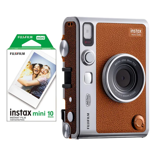 Instax Mini Evo Kahverengi Dijital Fotoğraf Makinesi