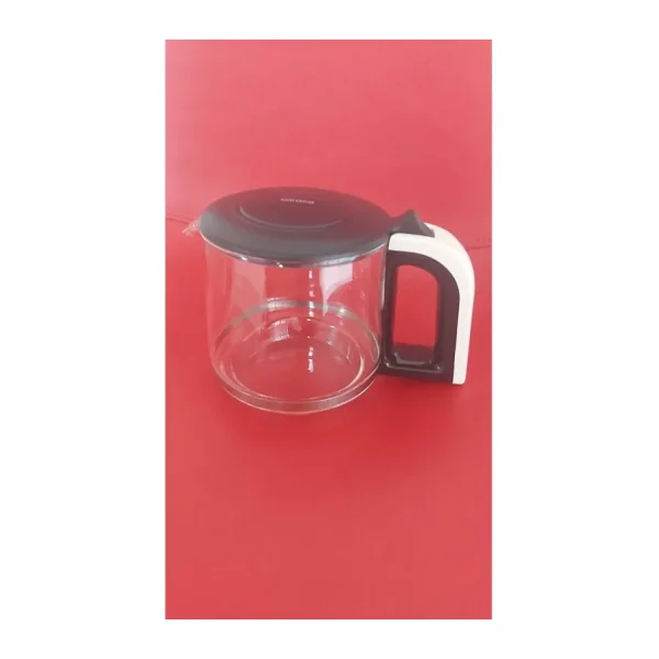 Karaca GLASS TEA XL 2 in 1 CAM ÇAY MAKİNESİ VE KETTLE -KREM RENGİ SAPLI "CAM DEMLİK"-