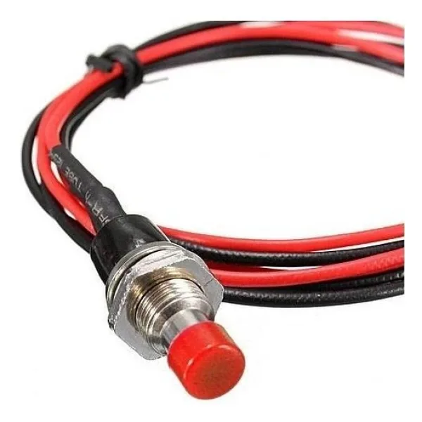 Kasa Power Start Butonu Kablolu Metal