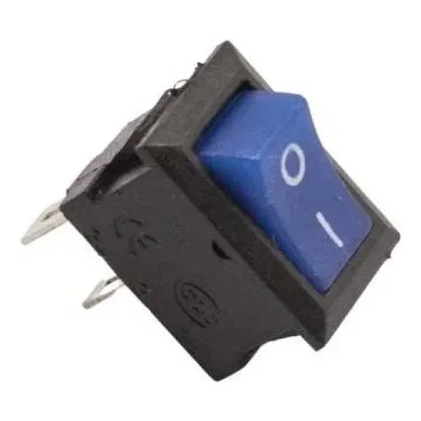 KCD11 Mini On-Off Anahtar - Mavi