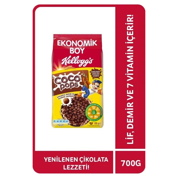 Kellogg's Coco Pops Mısır Gevreği 700 gr