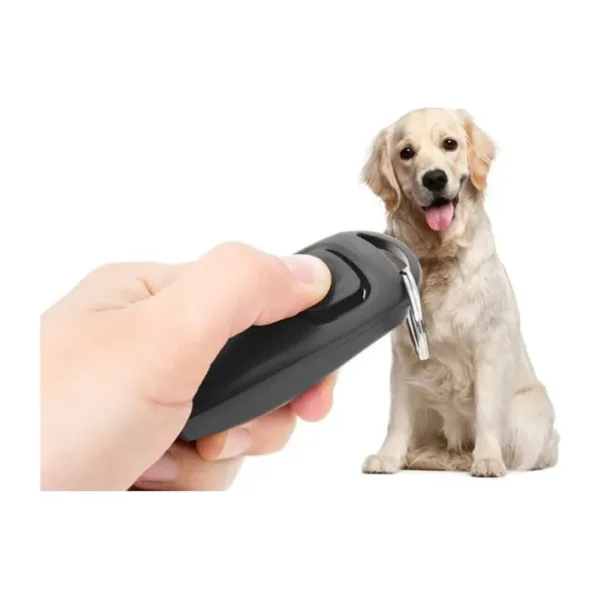 Köpek Eğitimi İçin Düdüklü Clicker Siyah
