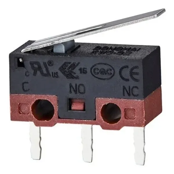 KW5-OZ-1111L1-B SPDT NO+NC 3-Pin Micro Switch