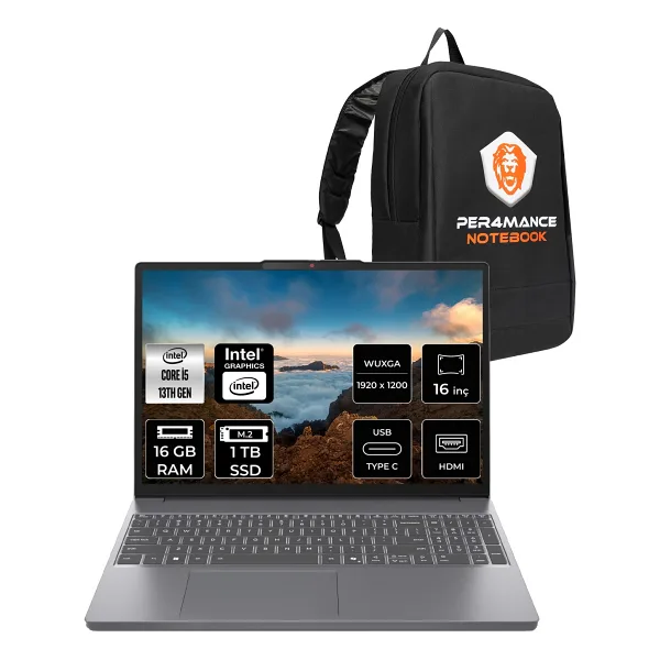 Lenovo IdeaPad Slim 3 16IRH10 83K2001FTR i5-13420H 16 GB 1 TB SSD UHD Graphics 16