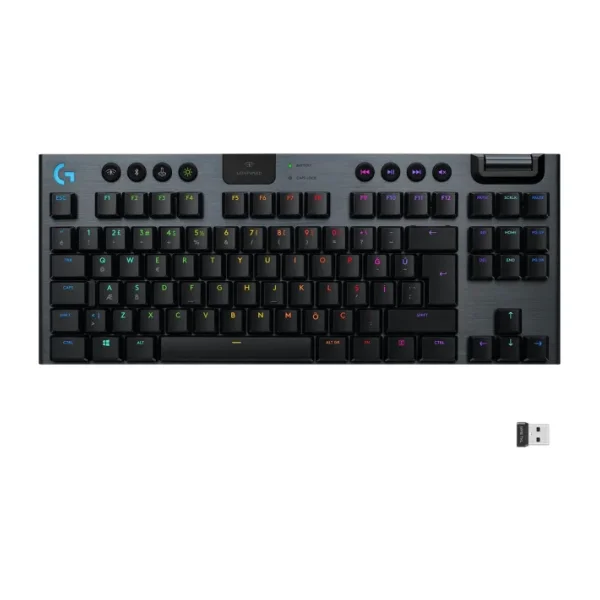 Logitech G915 TKL 920-009537 RGB Clicky Switch Kablolu/Kablosuz Mekanik Oyuncu Klavyesi