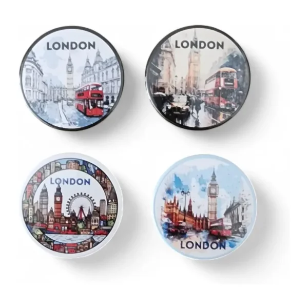 Londra Magnet Set 3-4'lü Buzdolabı Magnet London