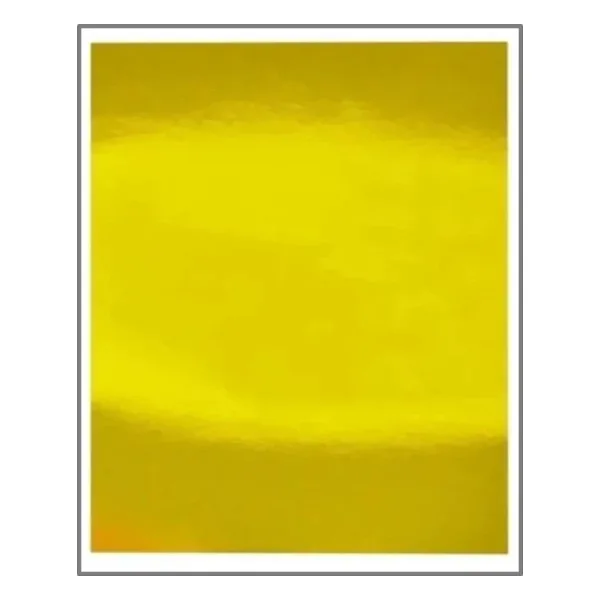 Metalik Fon Kartonu 50X70 Altın Rulo Şeklinde - 6 Adet