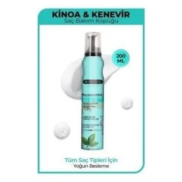 Morfose Kinoa & Kenevir 200 ml Saç Köpüğü
