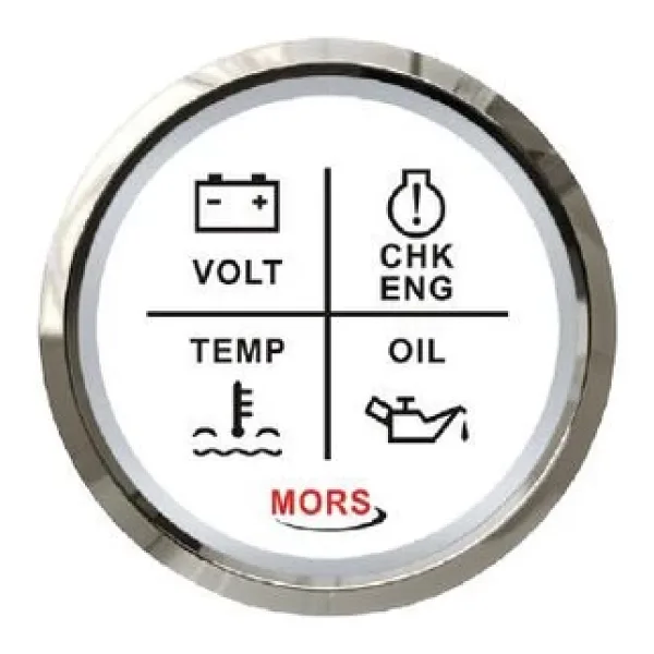 Mors Alarm Gösterge Seti 4lü Beyaz