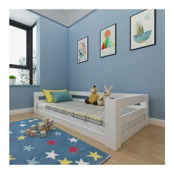 Ninnimo Ninnimo Sedir Montessori 90X190 Yatak Uyumlu Beyaz Karyola