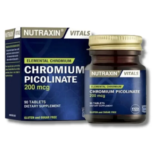 Nutraxin Chromium Picolinate 200 mcg 90 Kapsül