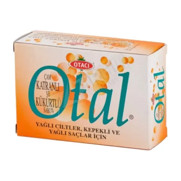 Otacı Doğal Çam Katranlı ve Kükürtlü 80 gr 2 Adet Sabun