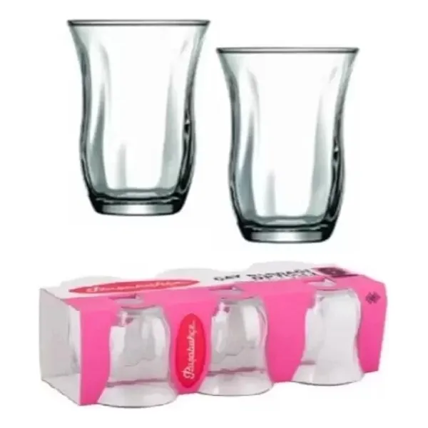Paşabahçe 42191 Optikli 6'lı Çay Bardağı