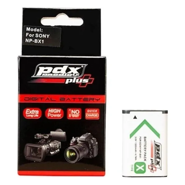 Pdx Sony BX1 Batarya Pil 1300mAh ZV-1,RX100M7,BC-TRX,RX1RM2,HX99,HX400V