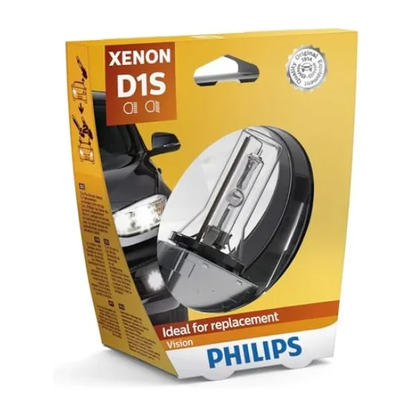 Philips D1S Xenon Vision Far Ampulleri, Xenon Teknolojili