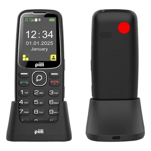 Piili P10 Cep Telefonu Siyah