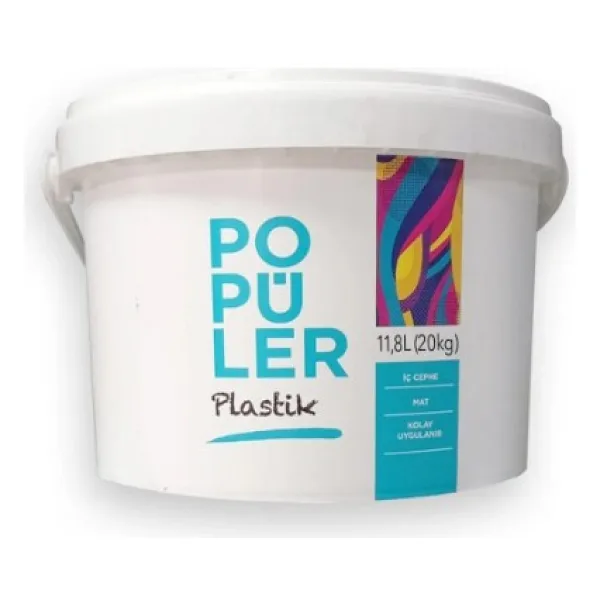 Polisan Popüler Iç Cephe Boyası 20KG - açık fildişi
