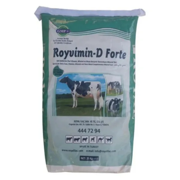 Royal İlaç Royvimin D Forte 25 kg Torba Süt inekleri